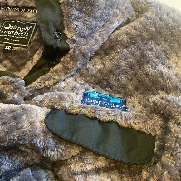 Simply southern size extra extra large, Sherpa pull over jacket - Picture 4 of 11
